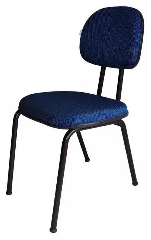 Cadeira Secretária Fixa Azul