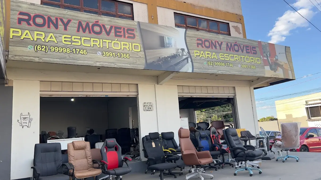 Fachada da Rony Móveis em Goiânia